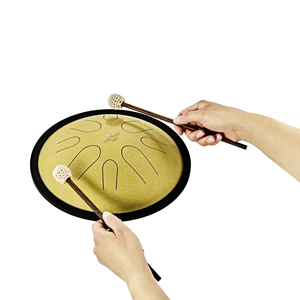 Meinl Sonic Energy Compact Steel Tongue Drum | D Minor | 10" (Gold) - Image 2