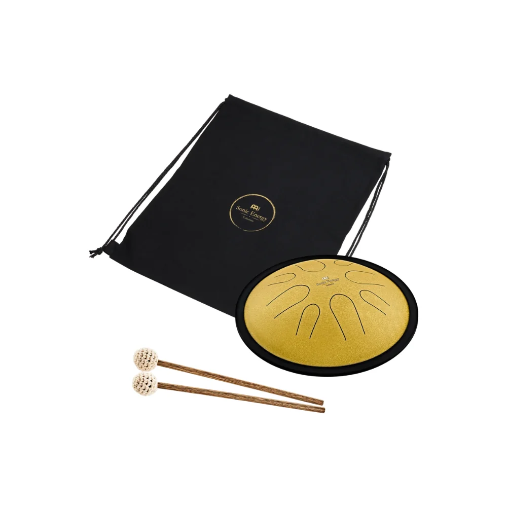 Meinl Sonic Energy Compact Steel Tongue Drum | D Minor | 10" (Gold) - Image 3