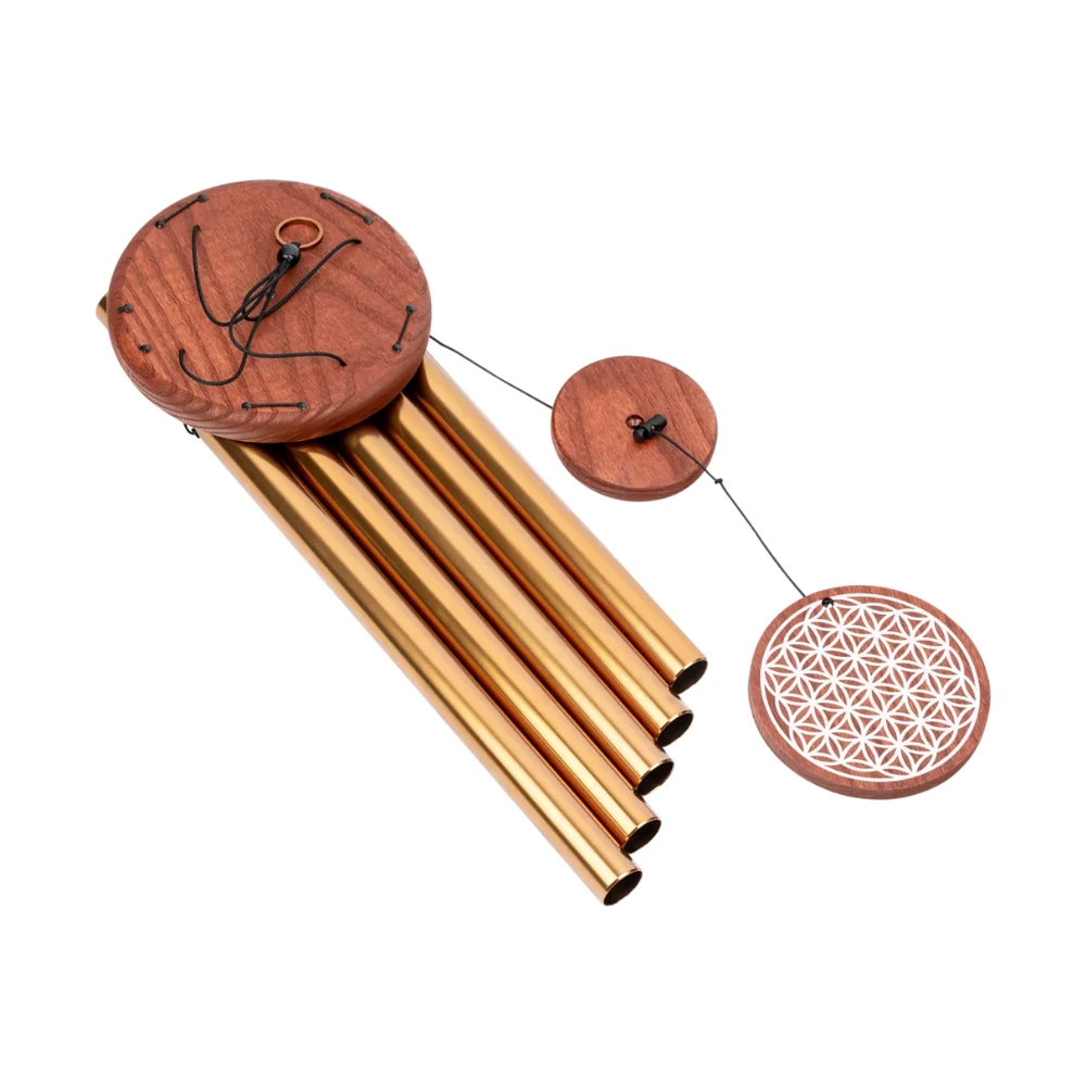 Meinl Sonic Energy "Flower of Life" Meditation Chime | 36" (90cm), 432Hz | Bronze - Image 2