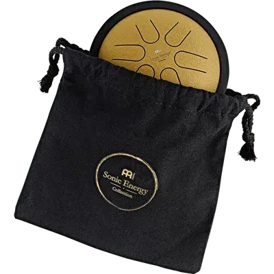 Meinl Sonic Energy Mini Steel Tongue Drum, B Major, Gold - Image 2