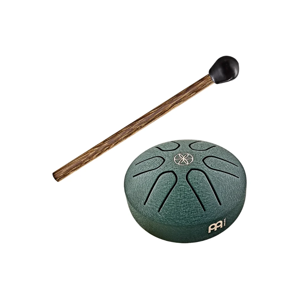 Meinl Sonic Energy Pocket Steel Tongue Drum | A Major | 3" (Dark Green) - Image 3