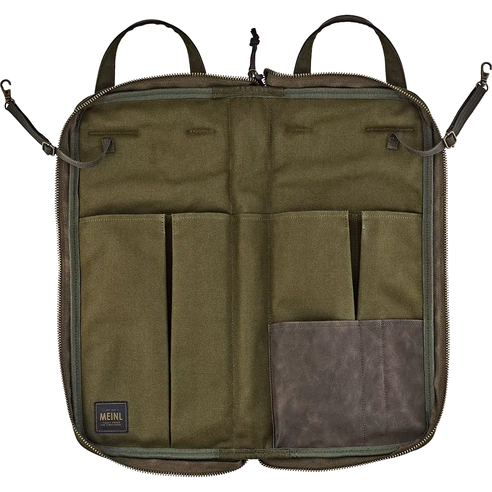 Meinl Waxed Canvas Stick Bag | Forest Green - Image 2