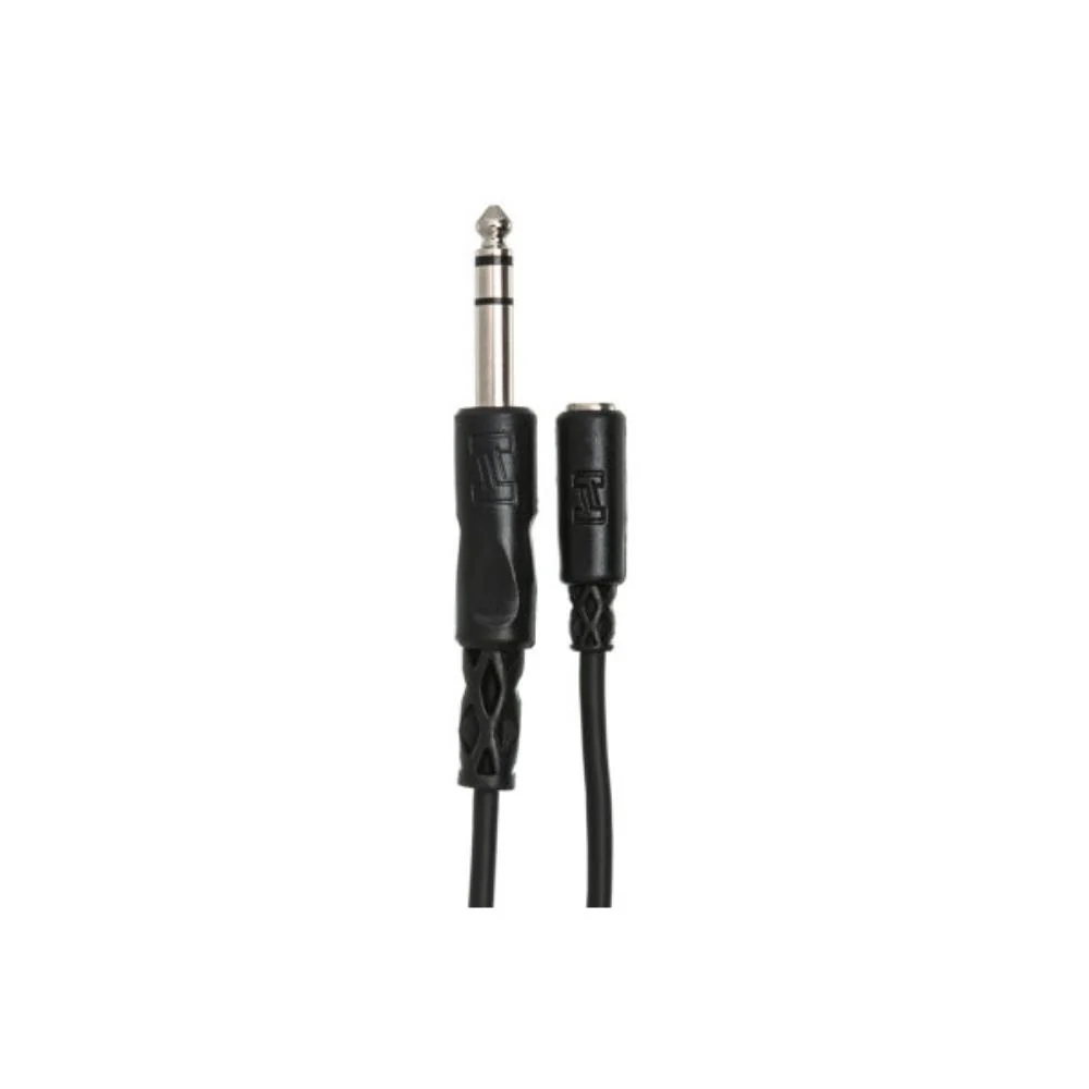 Hosa MHE325 | Headphone Adapter Cable 3.5mm TRS to 1/4in TRS | 25ft - Image 2