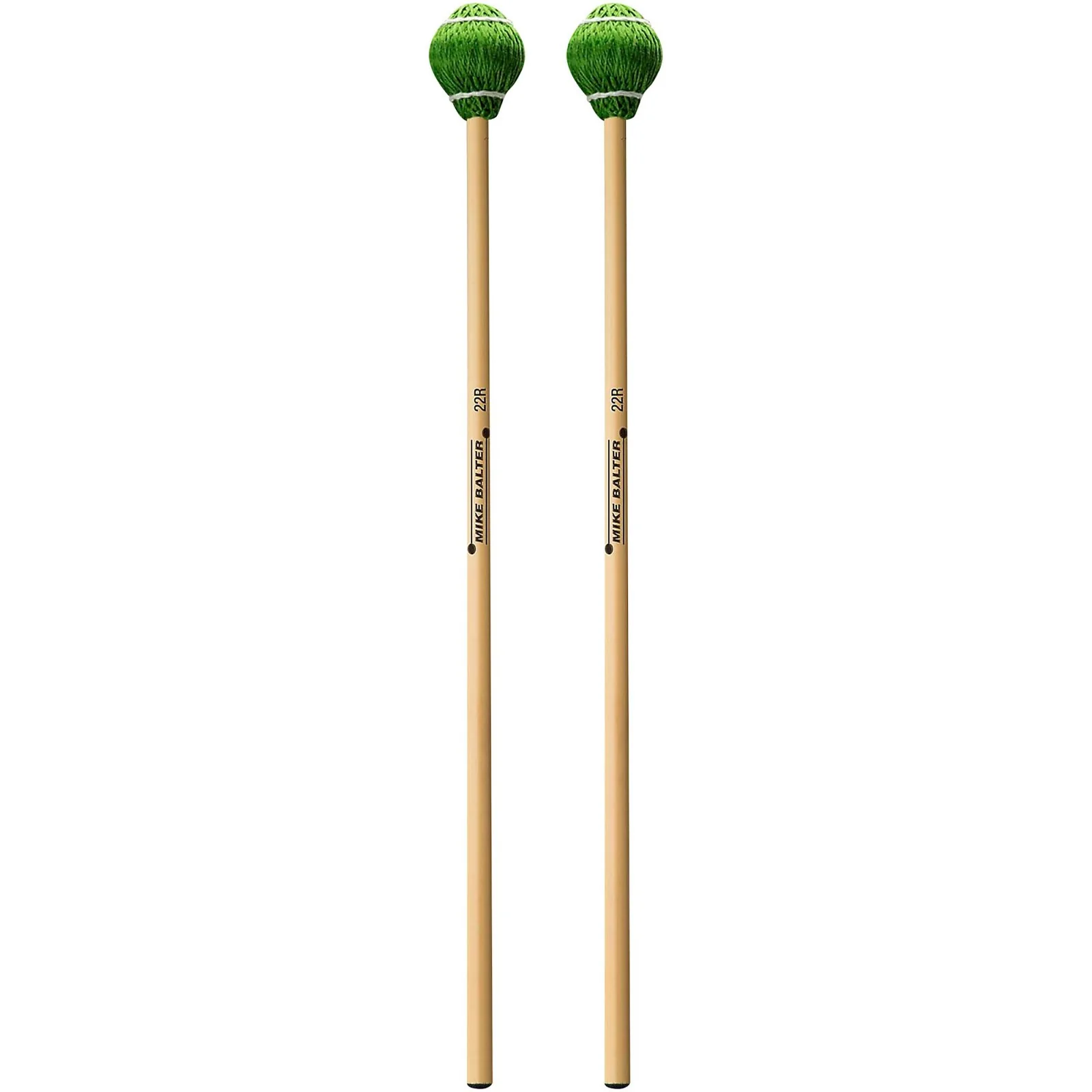 Mike Balter 22R Pro Vibe Series Rattan Mallet | Medium Hard | Green