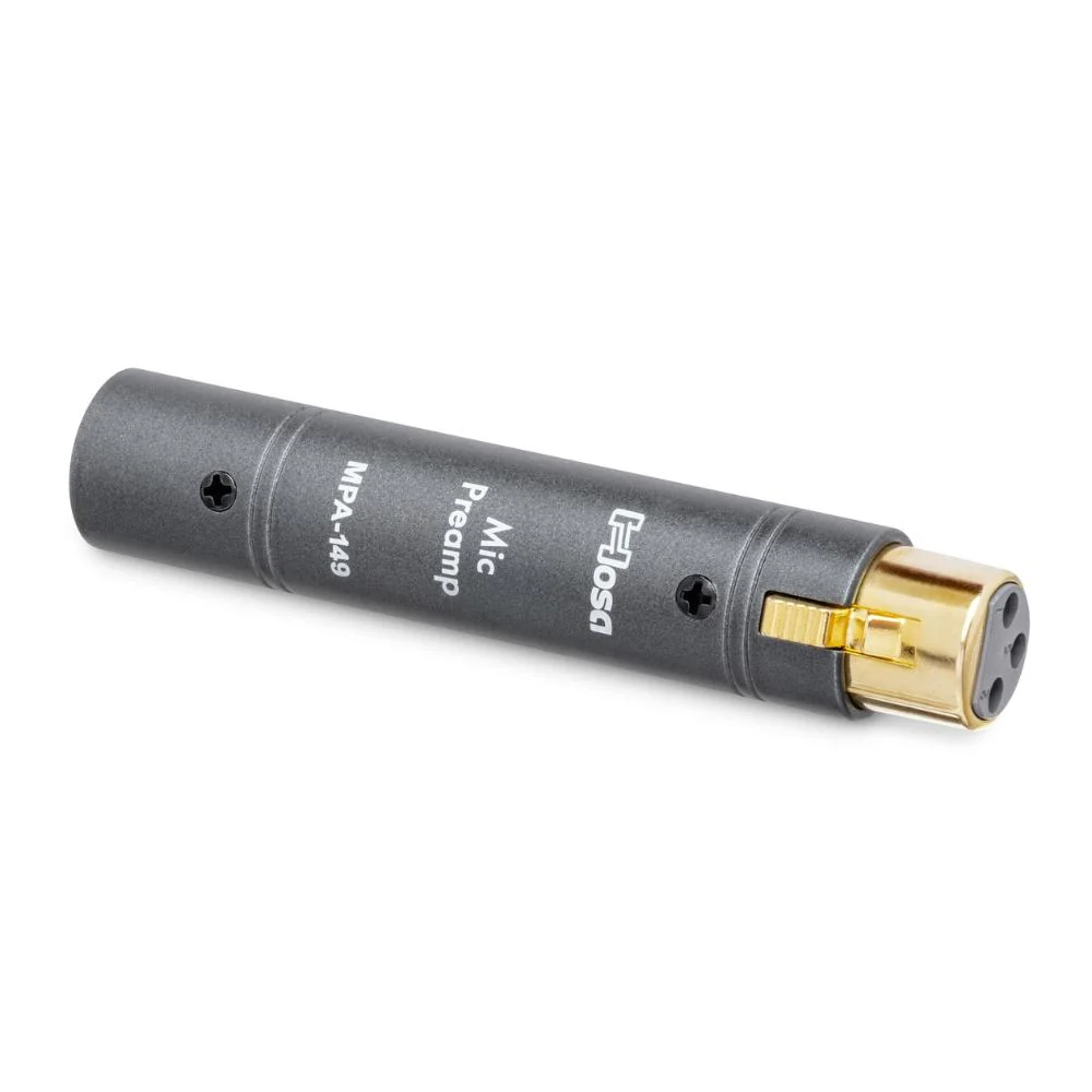 Hosa Active Micropone Preamplifier XLRM to XLRF | MPA-149 - Image 3