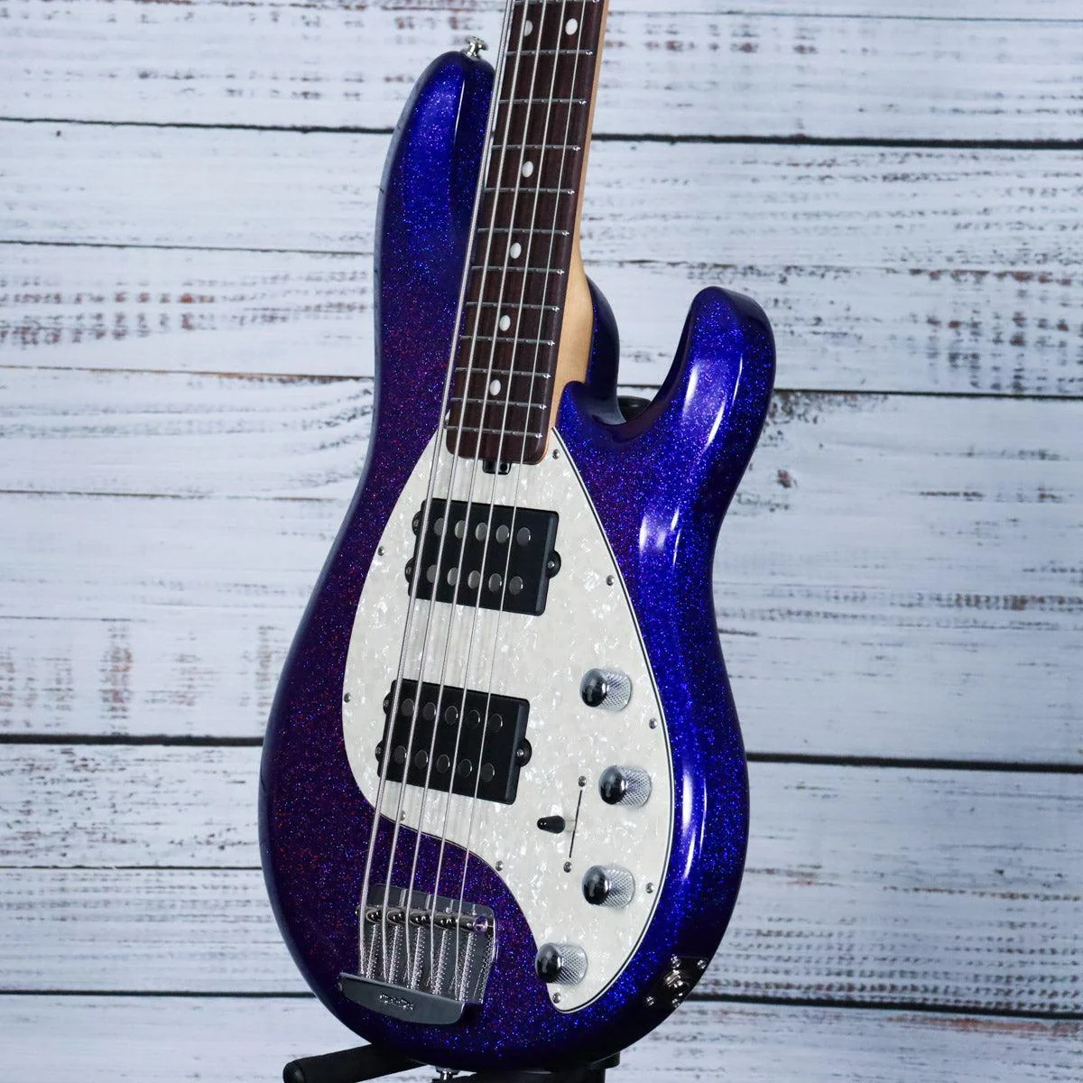 Music Man Stingray Special 5 HH | Violet Sparkle Burst - Image 6