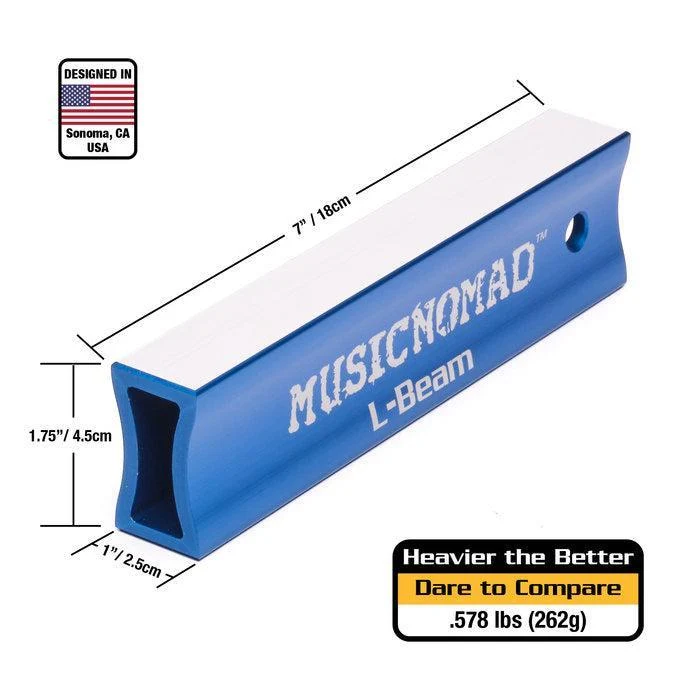 Music Nomad Fret Leveler | L-Beam 17.6" (45cm) for Acoustic & Electric Guitars - Image 2