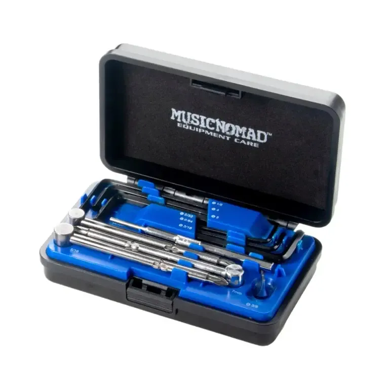 Music Nomad Premium Guitar Tech Truss Rod Wrench Set w/Case