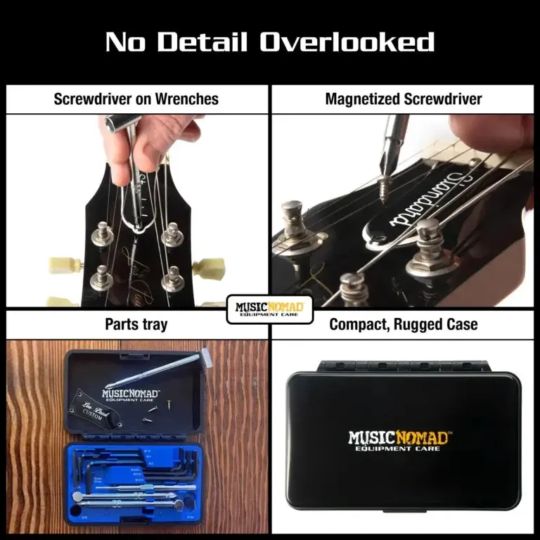 Music Nomad Premium Guitar Tech Truss Rod Wrench Set w/Case - Image 3