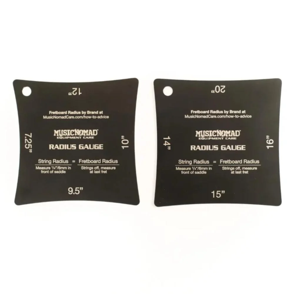 Music Nomad Precision Radius Gauge Set | 2 Pack