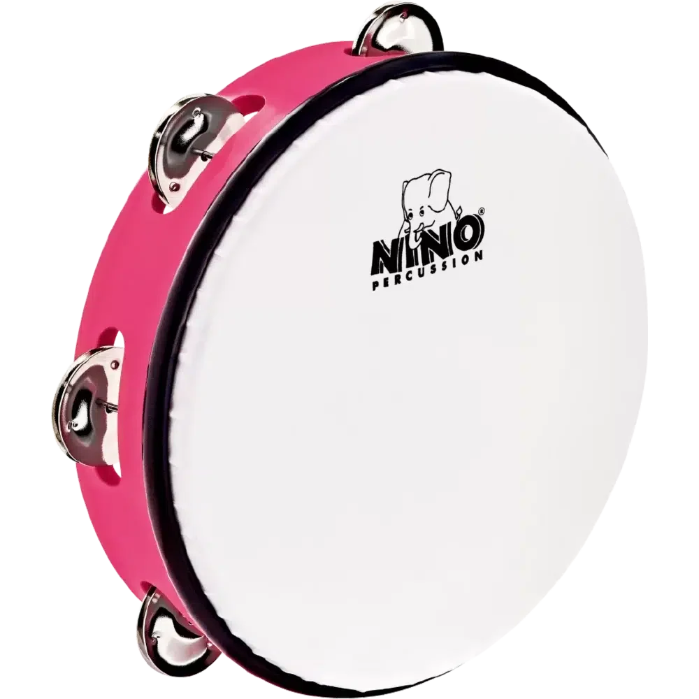 Nino ABS Tambourine | 8" | Strawberry Pink