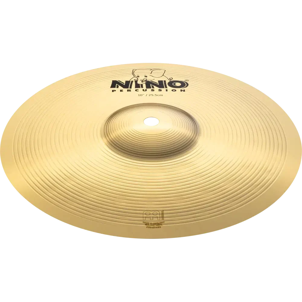 NINO Percussion Brass Cymbal Pair | 10"