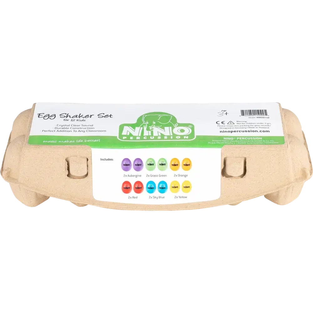 NINO® Percussion Egg Shaker Set | 12pc