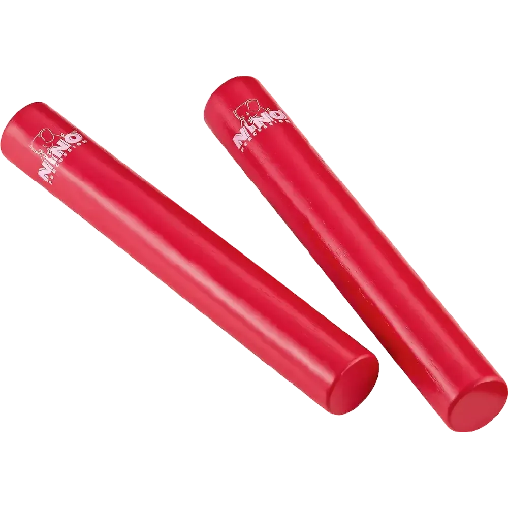 Nino Percussion Rattle Sticks | Red