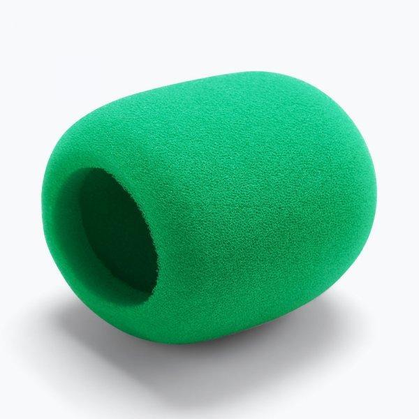 On-Stage Foam Microphone Windscreen (Green) - Image 2