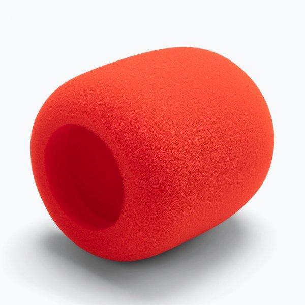 On-Stage Foam Microphone Windscreen (Red) - Image 2