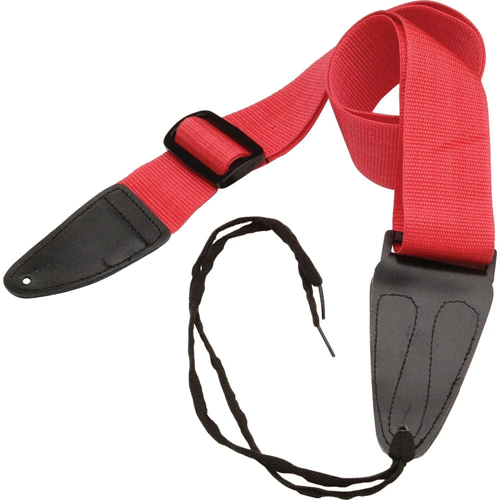 On-Stage Guitar/Ukulele Strap with Leather Ends