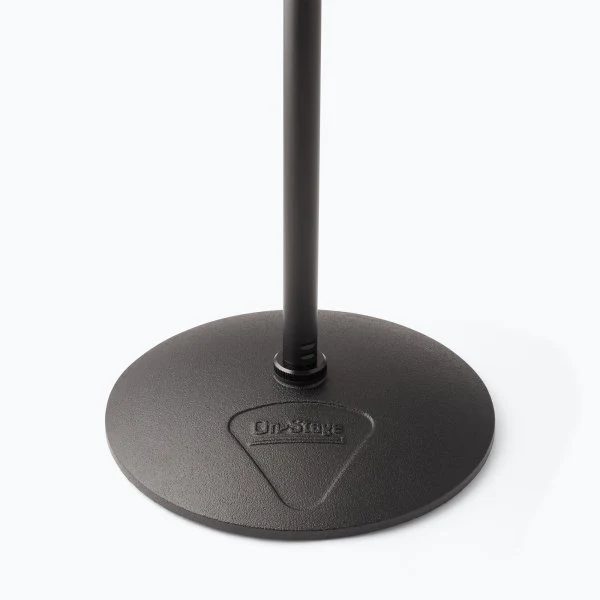 On Stage One-Hand Mic Stand w/Round Base - Image 2