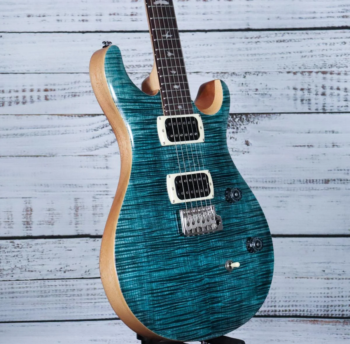Paul Reed Smith SE CE 24 Electric Guitar w/Bag | Slate Blue - Image 4