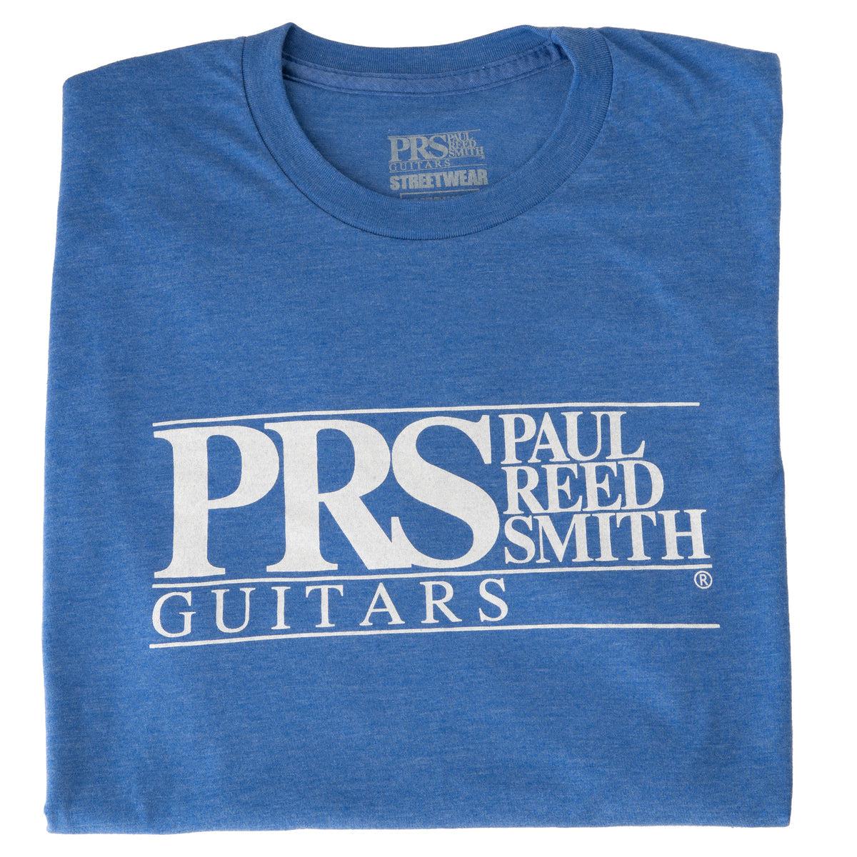Paul Reed Smith Block Logo Tee | Heather Blue | Medium