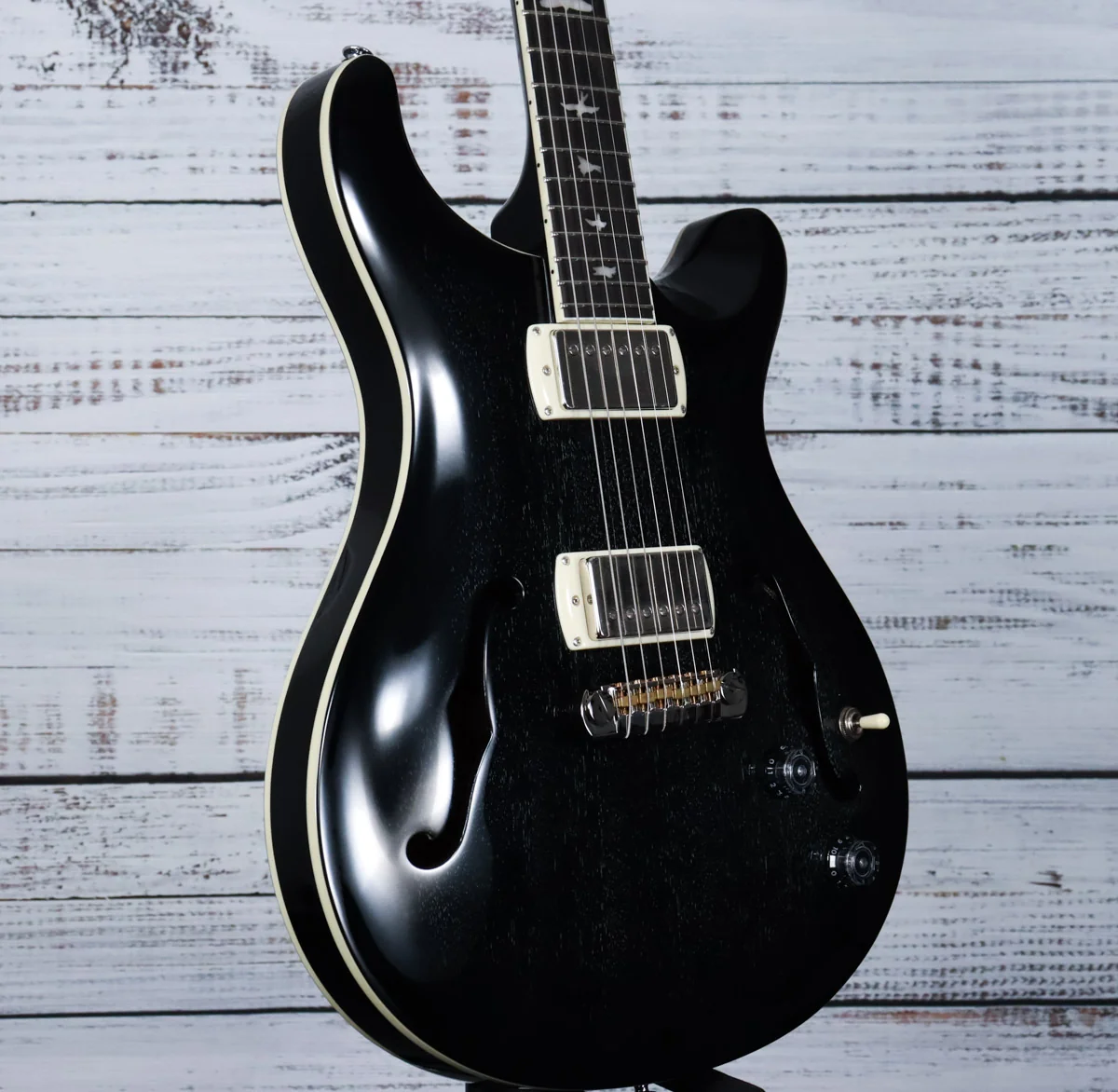 Paul Reed Smith SE Hollowbody Standard Electric Guitar | Dog Hair Smoke (FREE SHIPPING) - Image 4