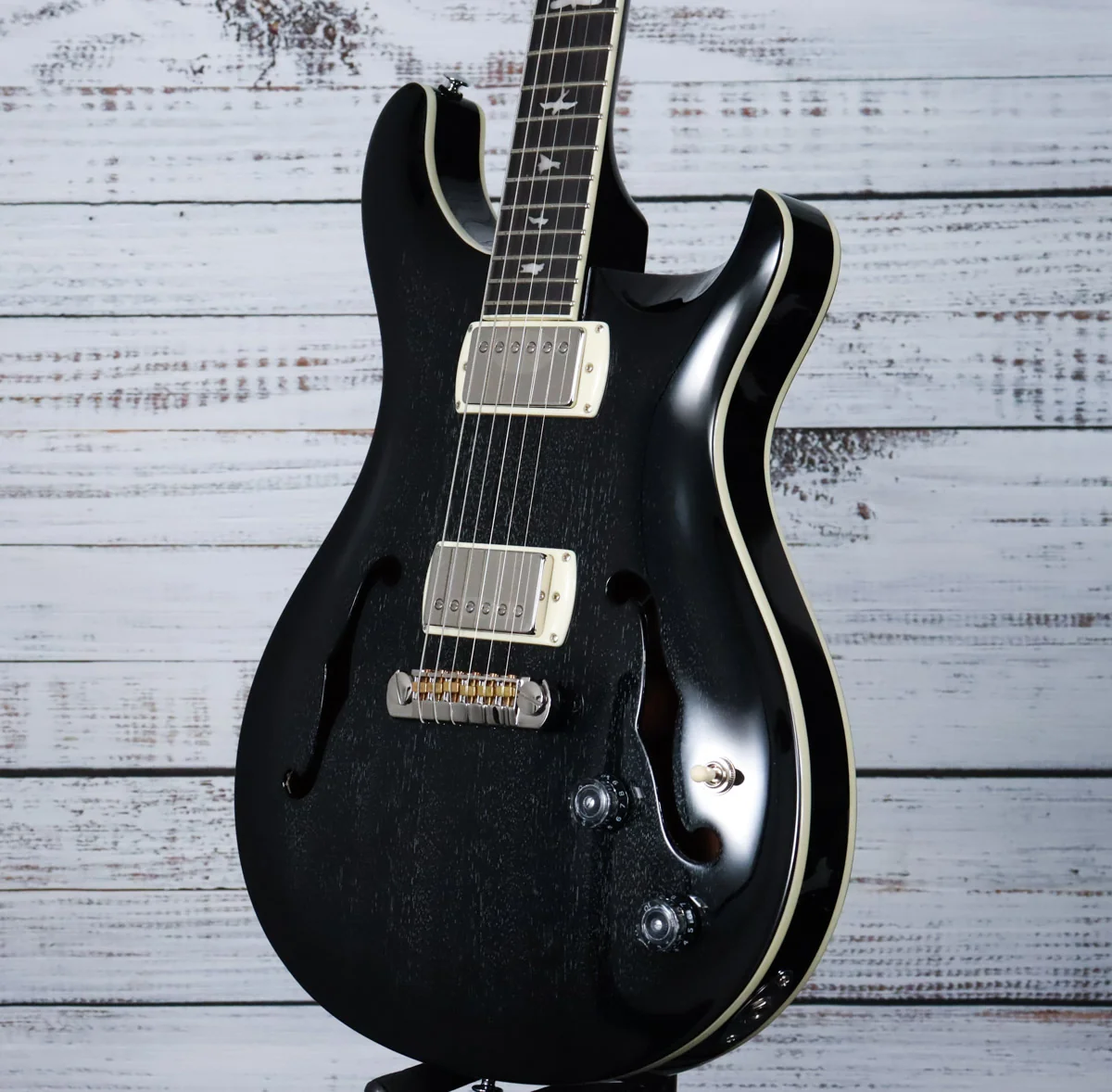 Paul Reed Smith SE Hollowbody Standard Electric Guitar | Dog Hair Smoke (FREE SHIPPING) - Image 5
