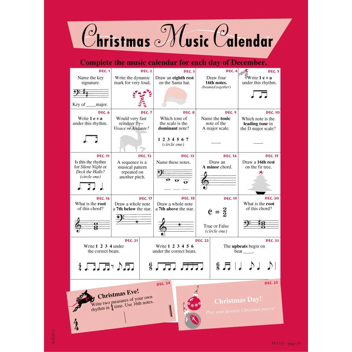 Piano Adventures | Christmas Book | Level 4 - Image 2