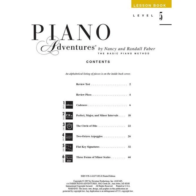 Piano Adventures | Lesson Book | Level 5 - Image 2