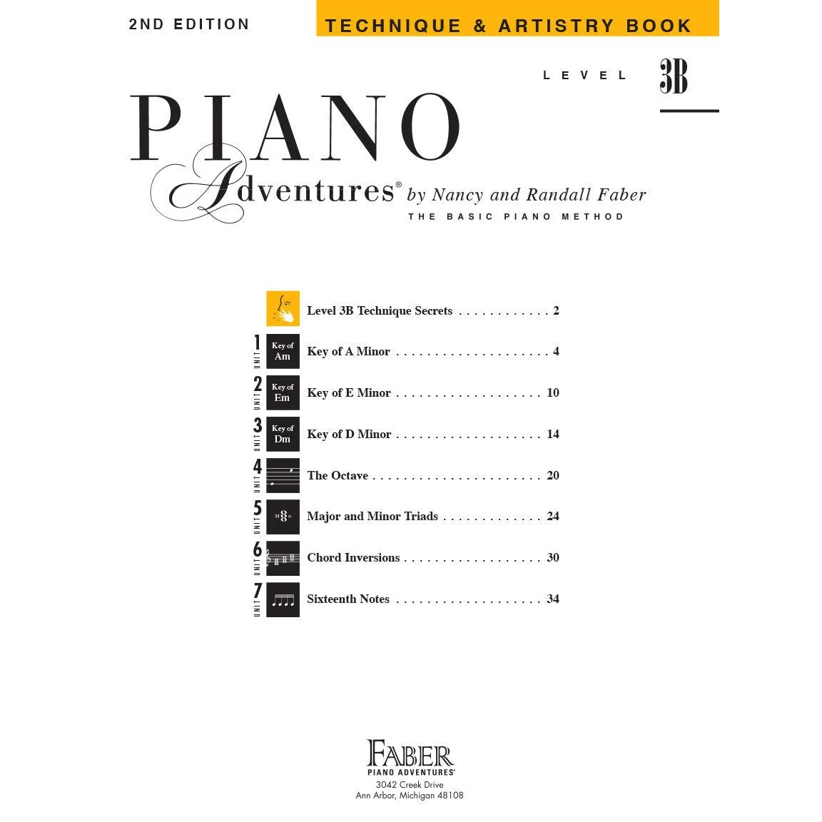 Piano Adventures! Technique & Artistry Level 3B - Image 2