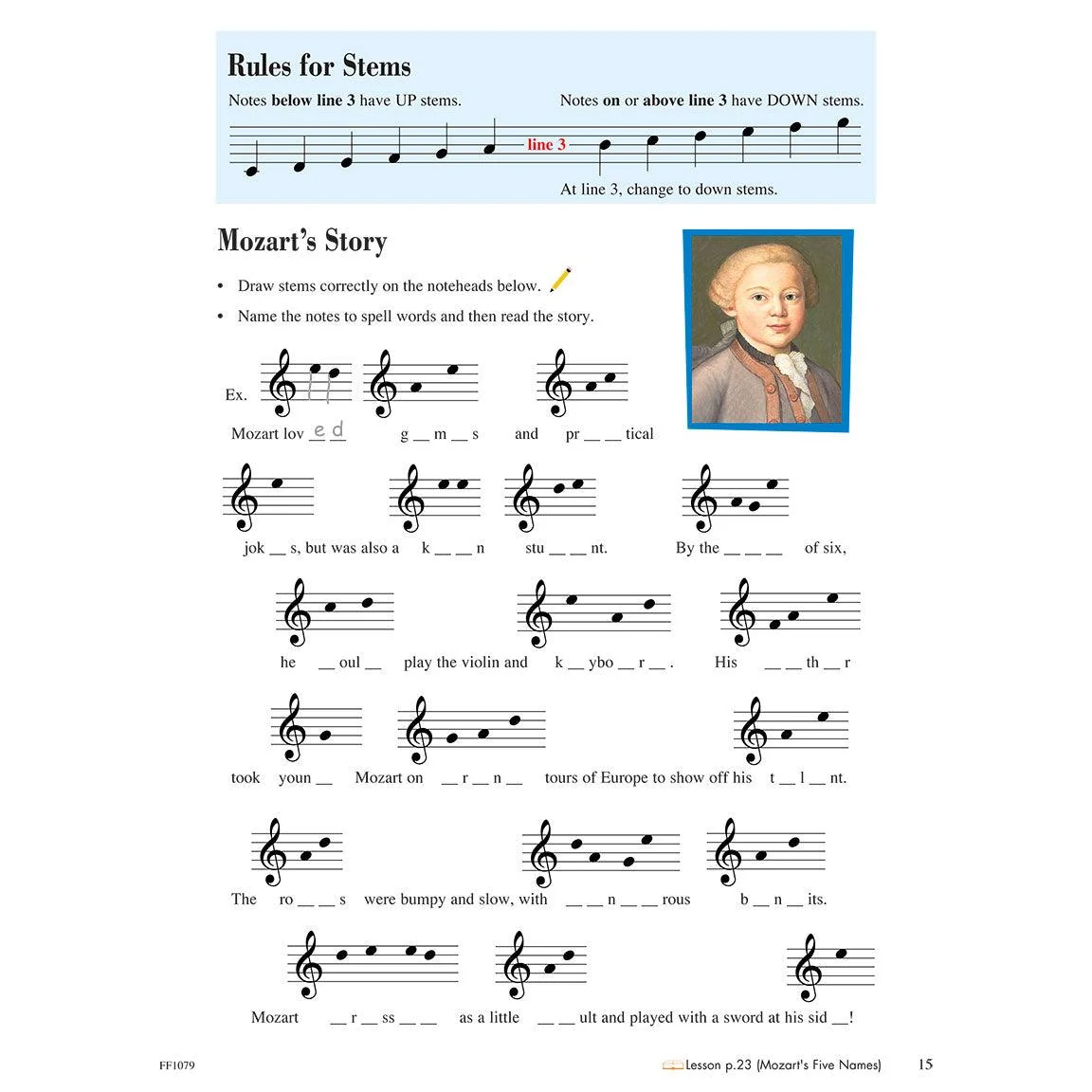 Piano Adventures Theory Book Level 1 - Image 2