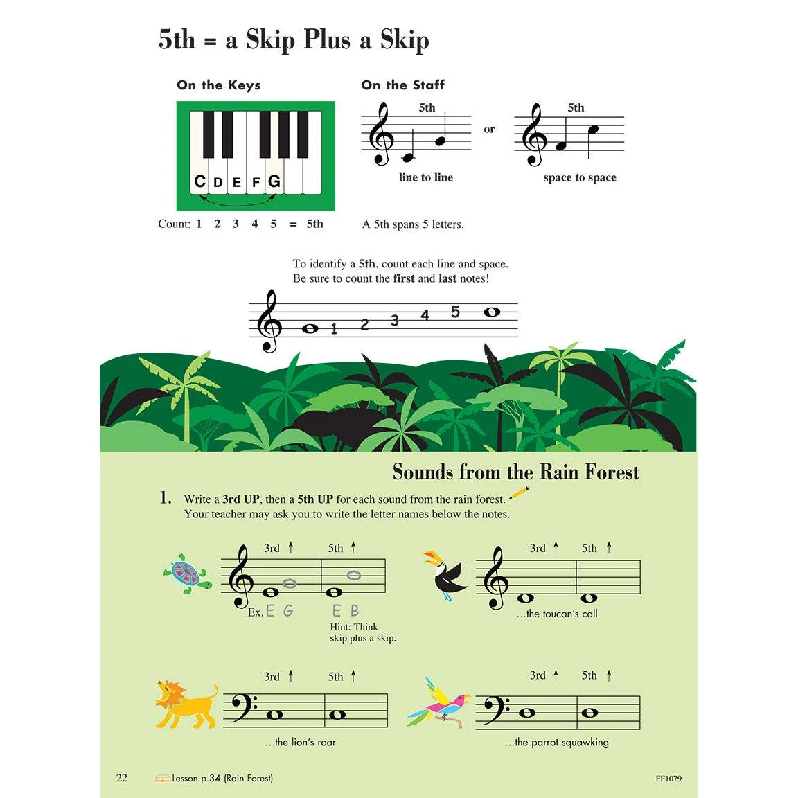 Piano Adventures Theory Book Level 1 - Image 3