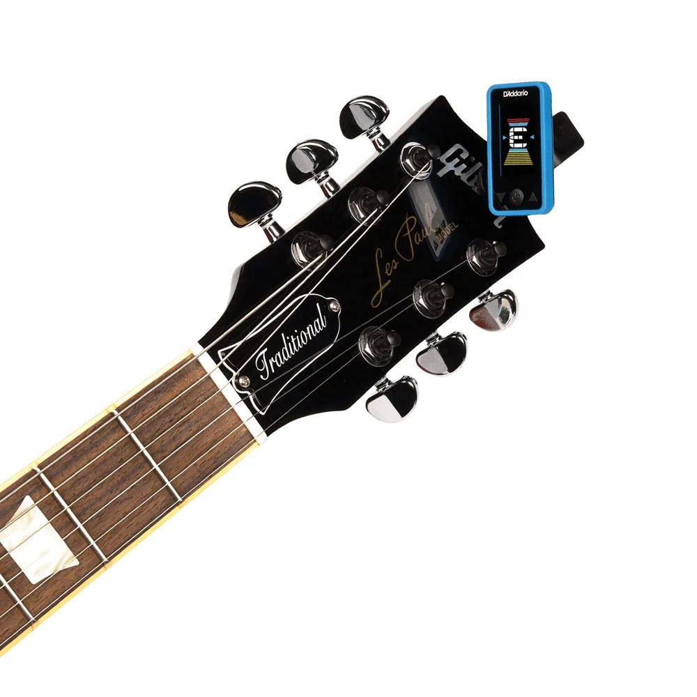 D'Addario Eclipse Headstock Guitar Tuner | Blue - Image 2