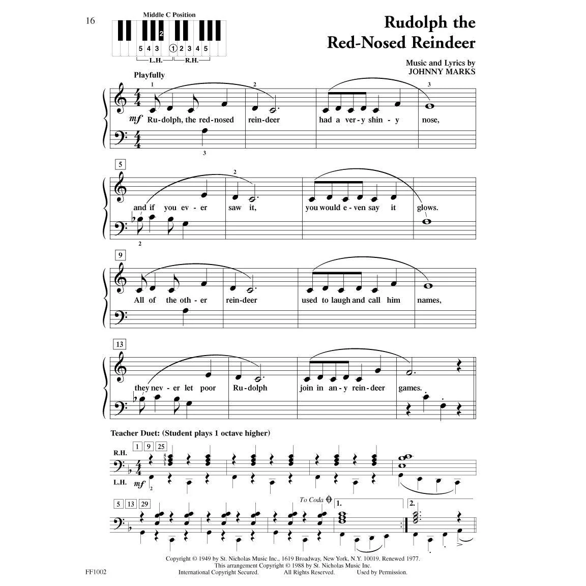 Playtime Piano Christmas Book | 5-Finger Melodies | Level 1 - Image 2