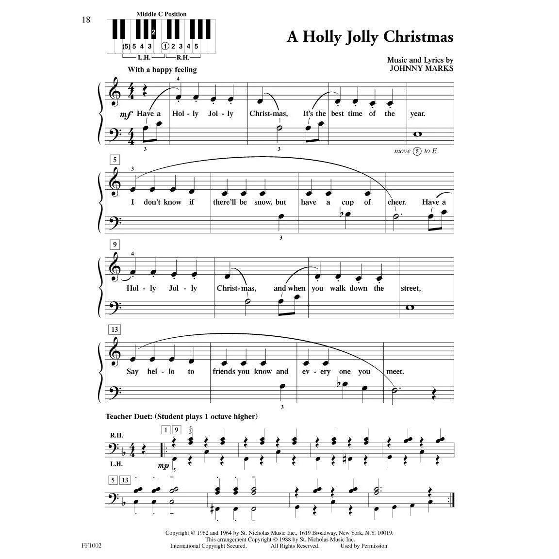 Playtime Piano Christmas Book | 5-Finger Melodies | Level 1 - Image 3