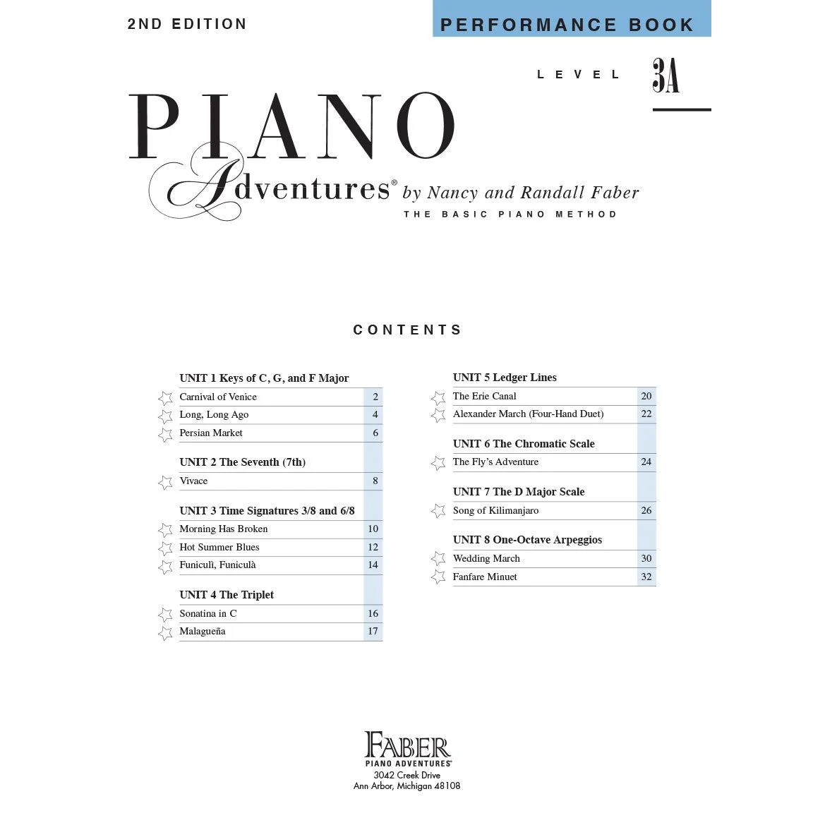 Piano Adventures | Performance Book | Level 3A - Image 2