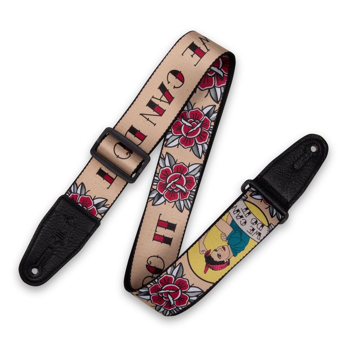Polyester Guitar Strap | Rosie the Riveter (2")