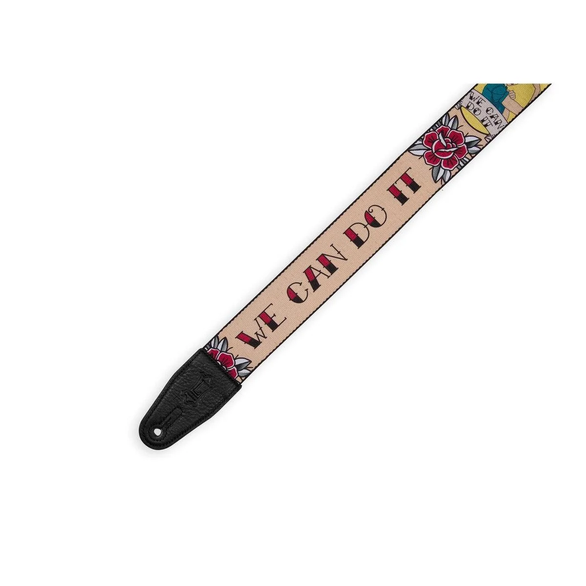 Polyester Guitar Strap | Rosie the Riveter (2") - Image 2