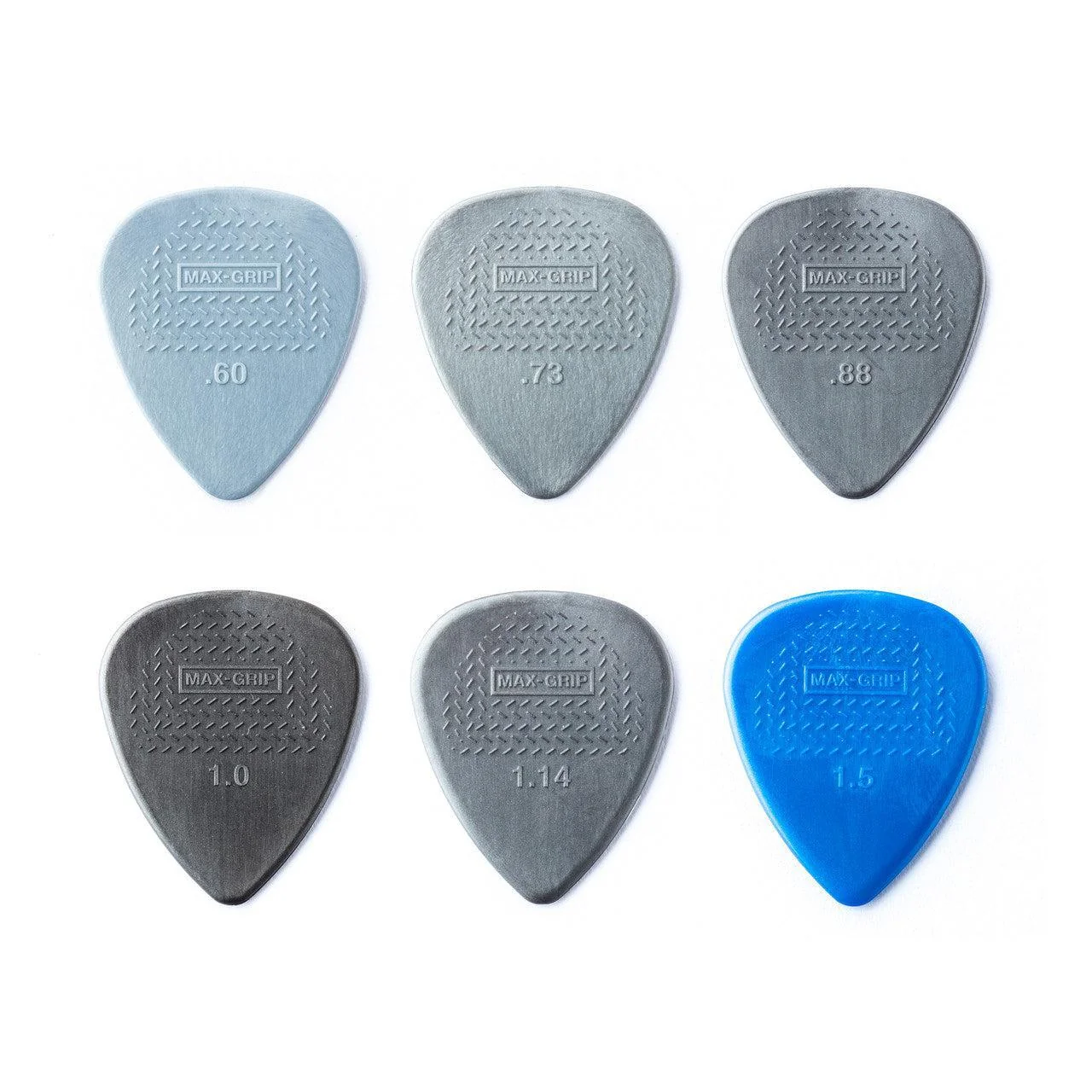 Dunlop Max-Grip Standard Nylon Guitar Picks | Variety (12-Pack) - Image 2