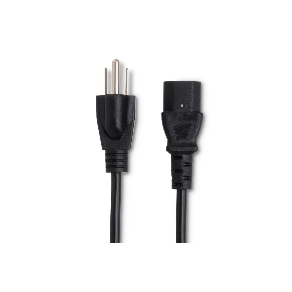 Hosa Power Cord | 18 AWG | IEC C13 to NEMA 5-15P | 3ft - Image 3