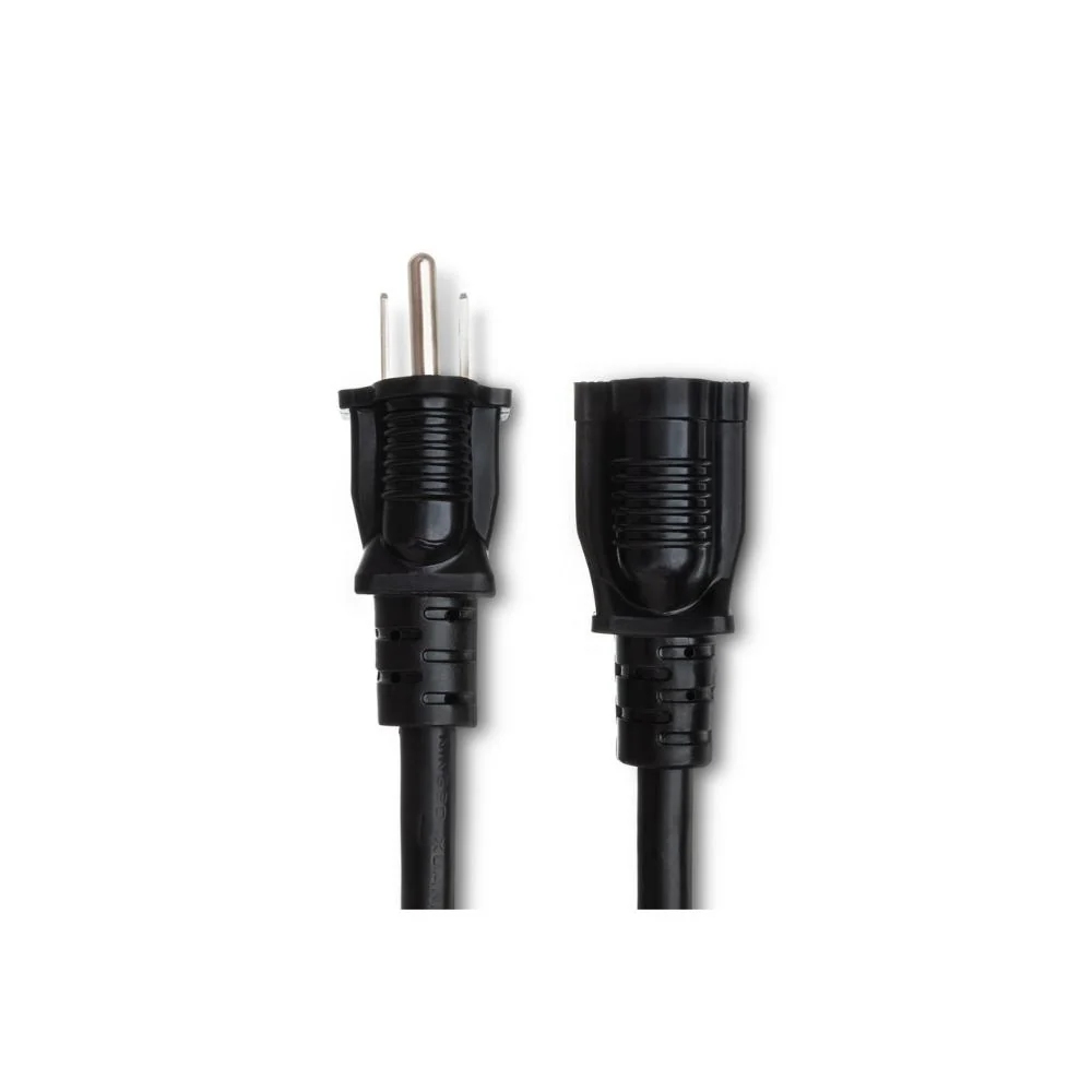 Hosa Power Extension Cord | 14 AWG | NEMA 5-15R to NEMA 5-15P | 50ft - Image 3