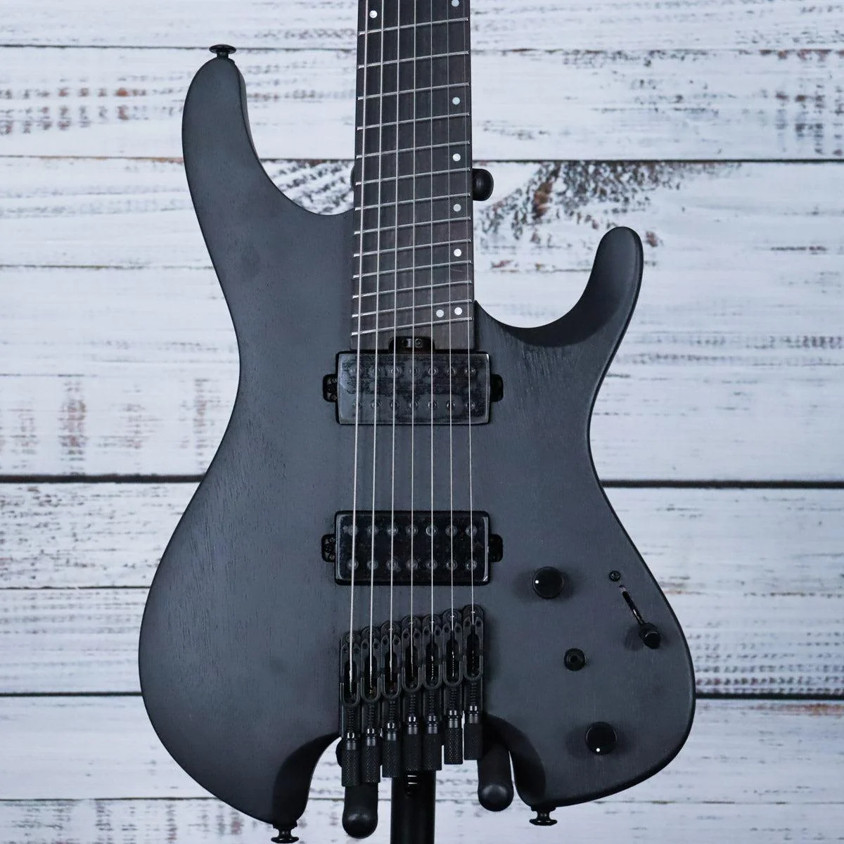 Ibanez QX527 Q Standard Headless 7-String Electric Guitar w/Bag | Weathered Black