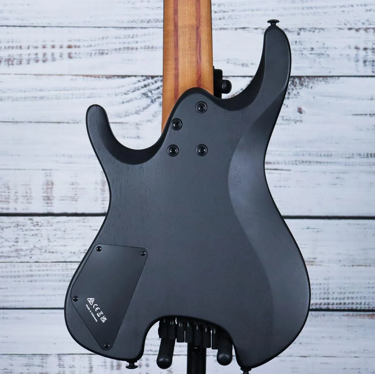 Ibanez QX527 Q Standard Headless 7-String Electric Guitar w/Bag | Weathered Black - Image 2