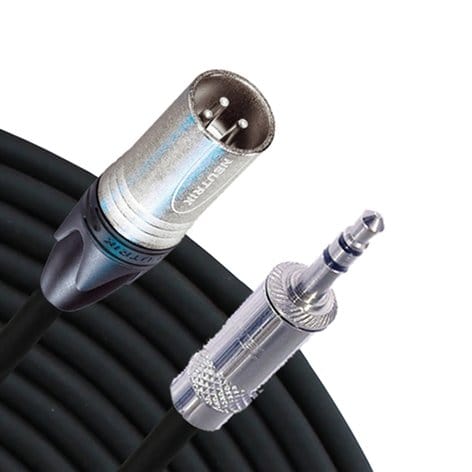 Rapco Concert Series 1/8" to XLRM Summing Cable | 3ft