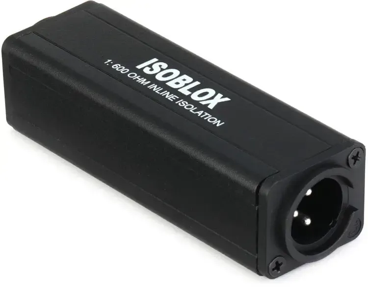 Rapco ISOBLOX Inline XLR Isolator | 1-Channel Line Isolator