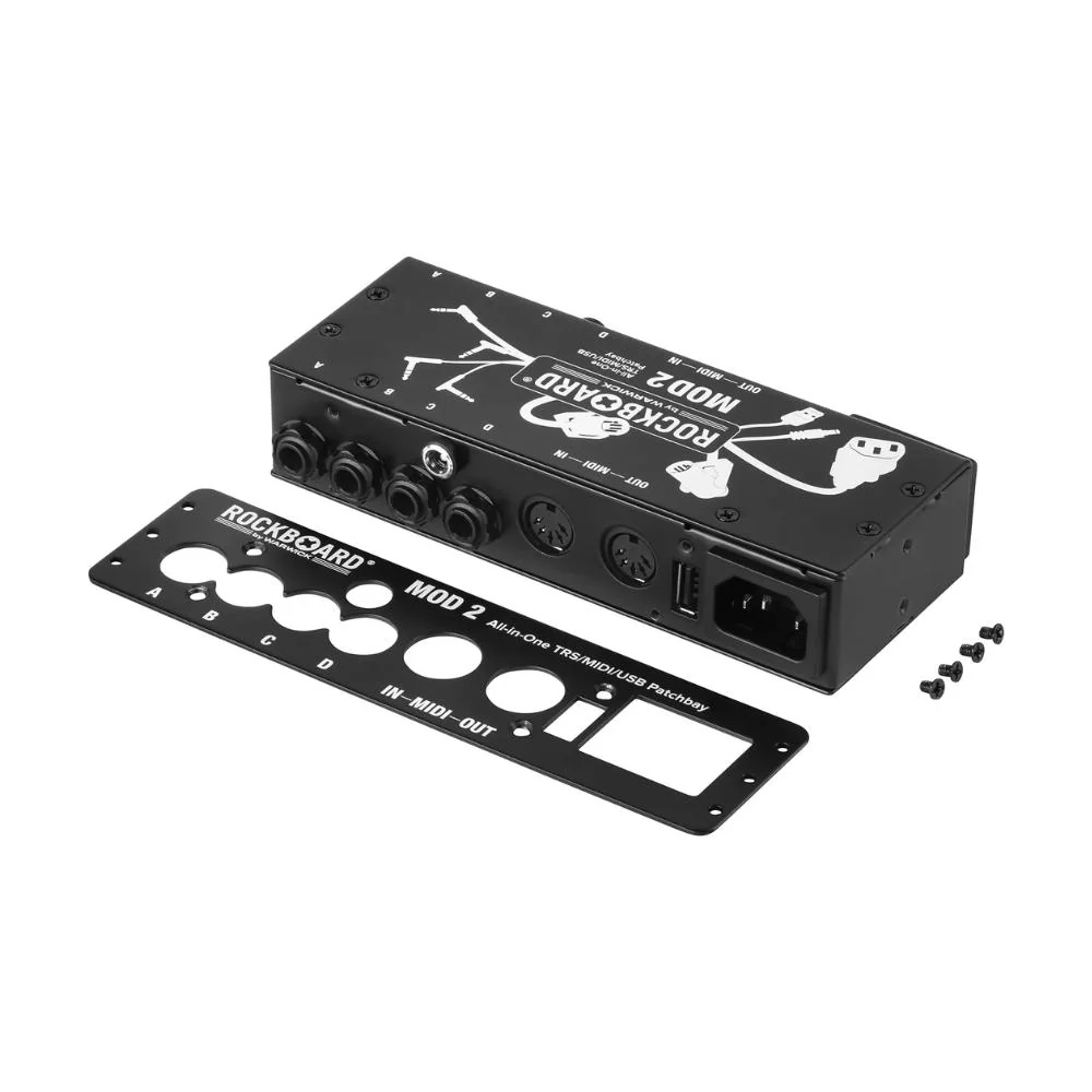 RockBoard MOD 2 V2 All-In-One MIDI Patchbay | 1/4" TRS, MIDI & USB (IN-STOCK) - Image 4