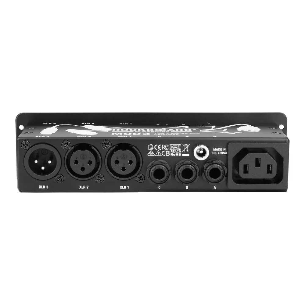 RockBoard MOD 3 V2 All-In-One Vocal Patchbay | TRS, DC, IEC & XLR - Image 3