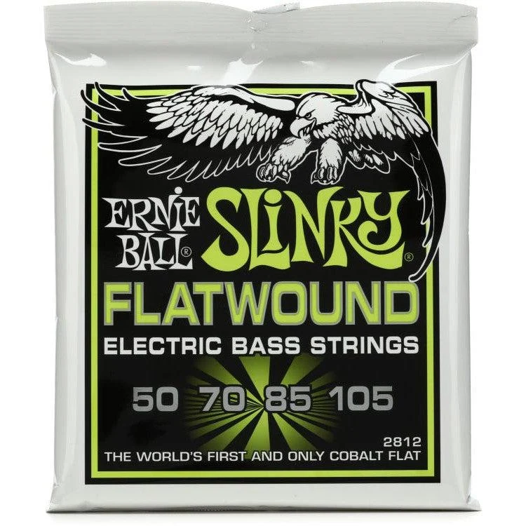 Ernie Ball Regular Slinky Flatwound Electric Bass Strings | 50-105