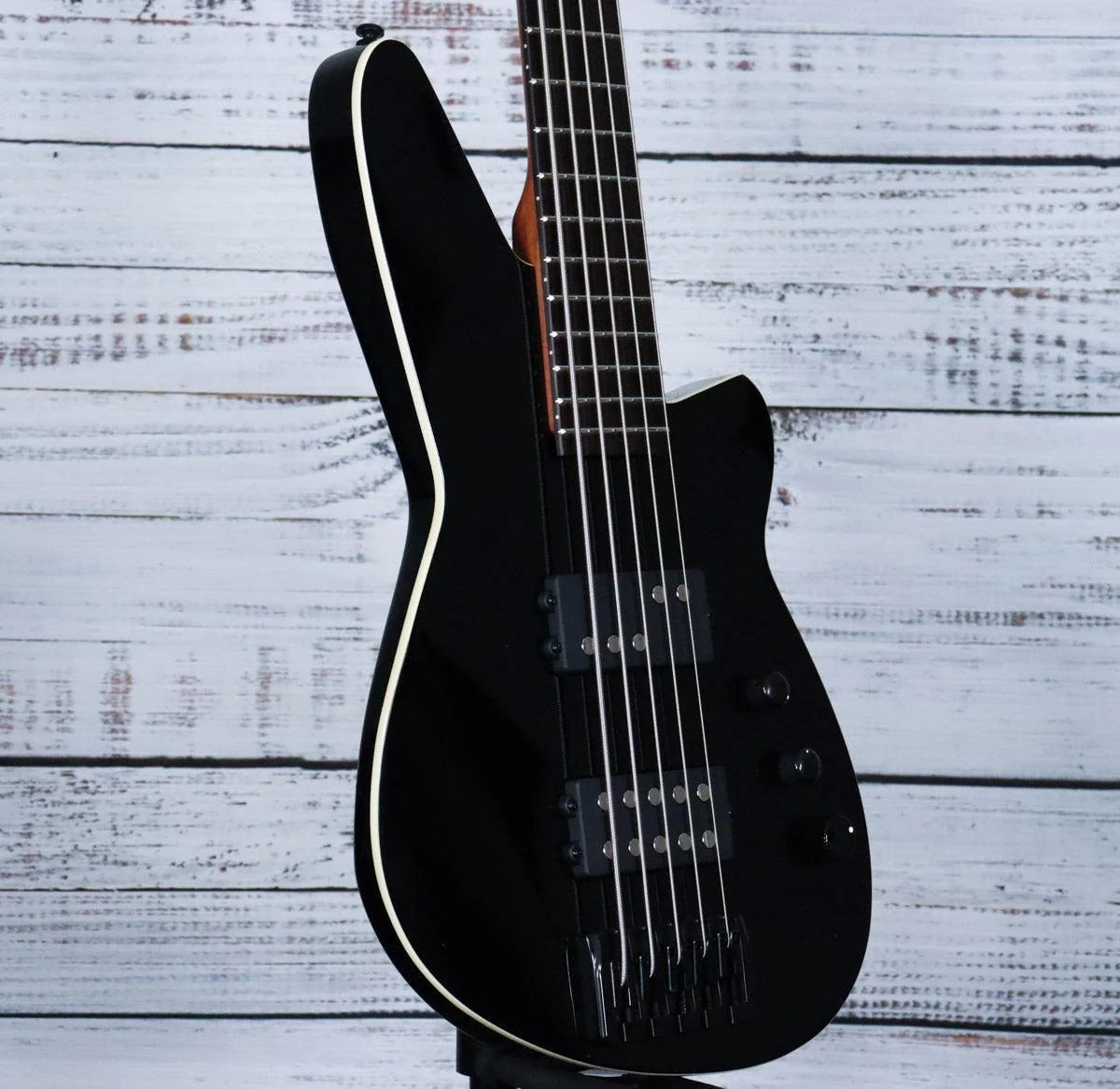 Reverend Mercalli 5 Bass Guitar | Blackout - Image 4