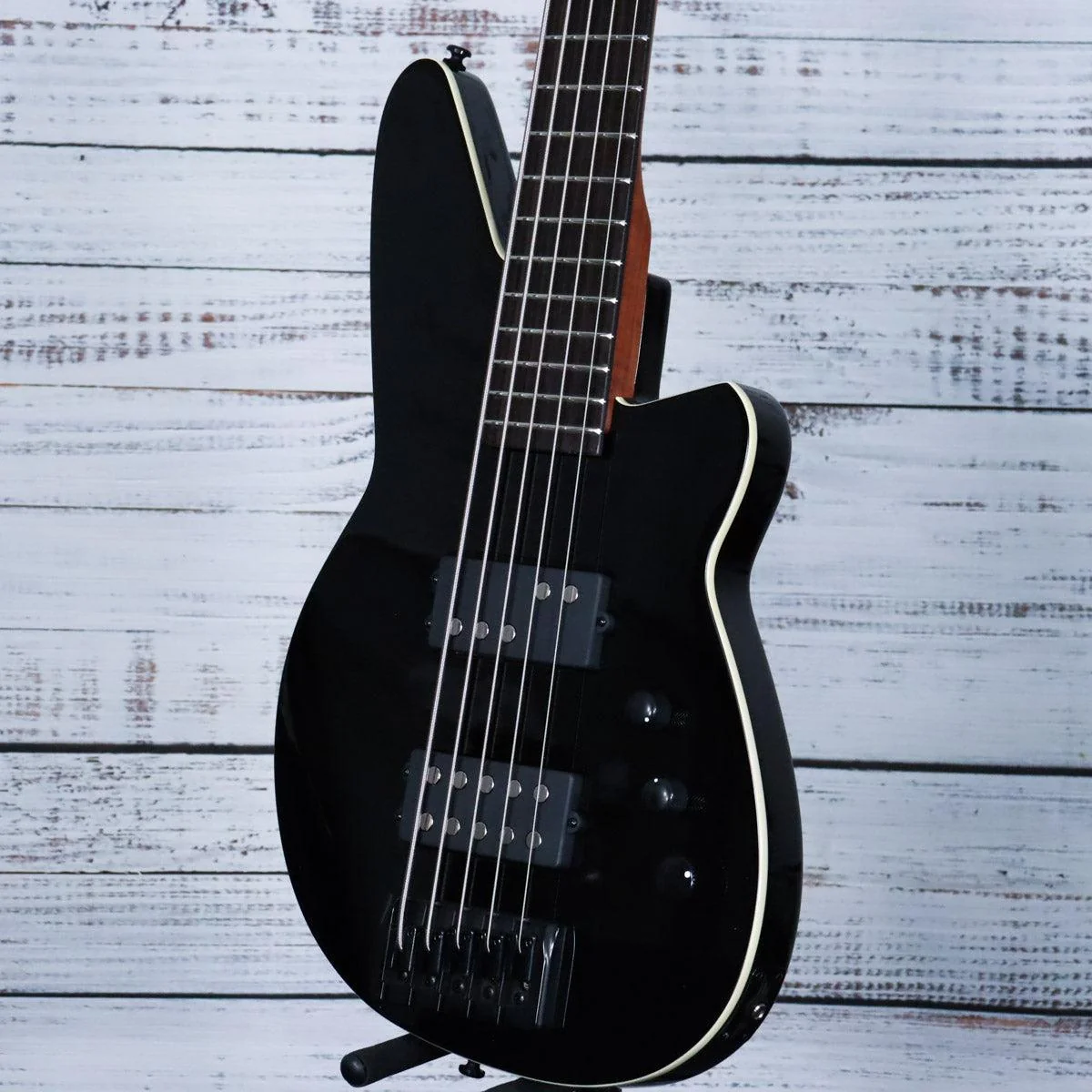Reverend Mercalli 5 Bass Guitar | Blackout - Image 5