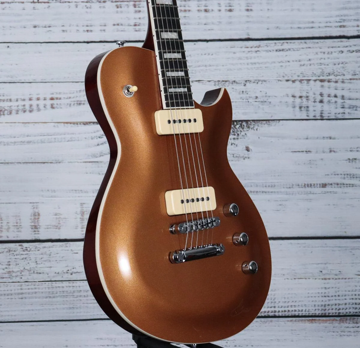 Reverend Roundhouse 290 Electric Guitar | Metallic Bronze - Image 4